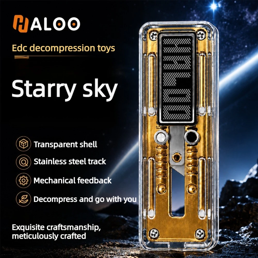 halooplayer-starry-sky-mechanical-buckyball-direct-push-magnetic-fingertip-push-card-decompression-toy