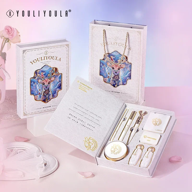 2024年メイクアップセット フルセット ライトメイク ギフトボックス コスメセット 27点入り 誕生日 結婚式 クリスマス 甘い贈り物