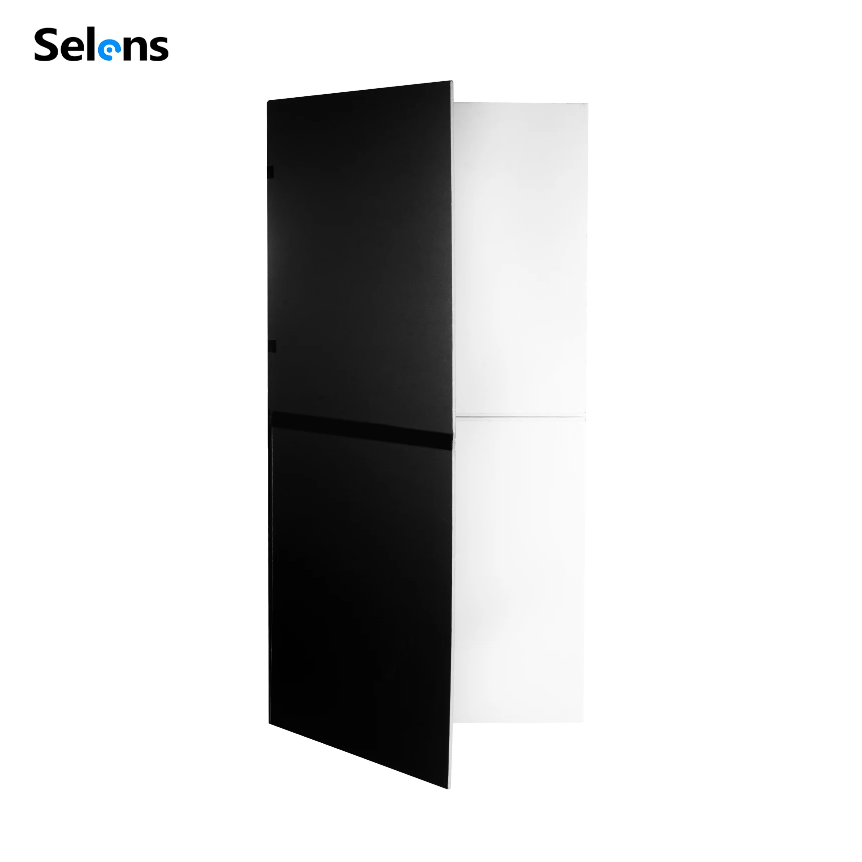 Selens 2-IN-1 V-Flat Panel Board Reflector 1*2M Foldable Double-Sided Background Scrim Diffusion Panel for Photography Studio