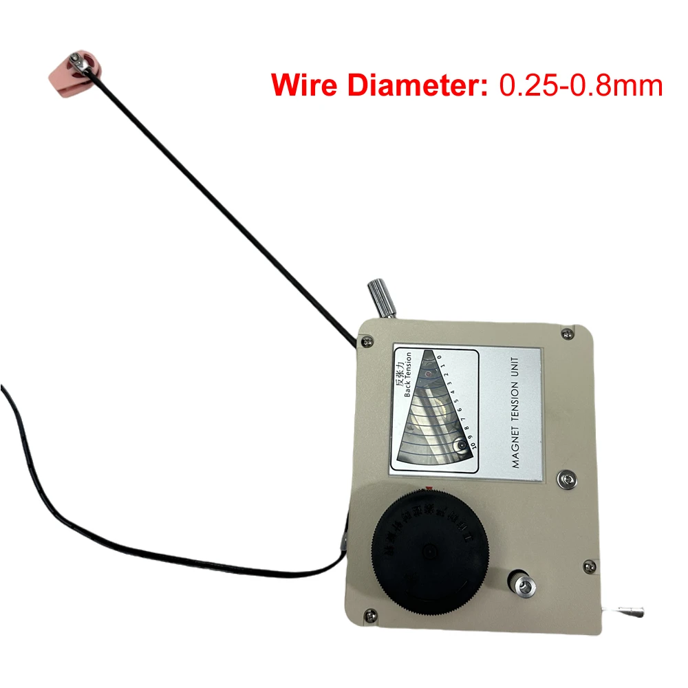 Mechanical Damping Tensioner Tension Controller Coil Winder Winding Machine for Wire Diameter 0.025mm to 0.8mm Range 4-2500g