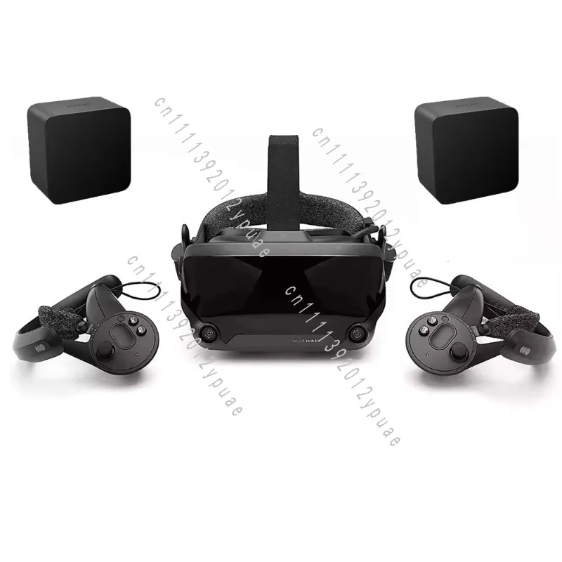 VR Headset Full Kit 2.0, Game Controller & Base Station Included, Compatible with Steam VR, All-in-One Virtual Reality Equipment