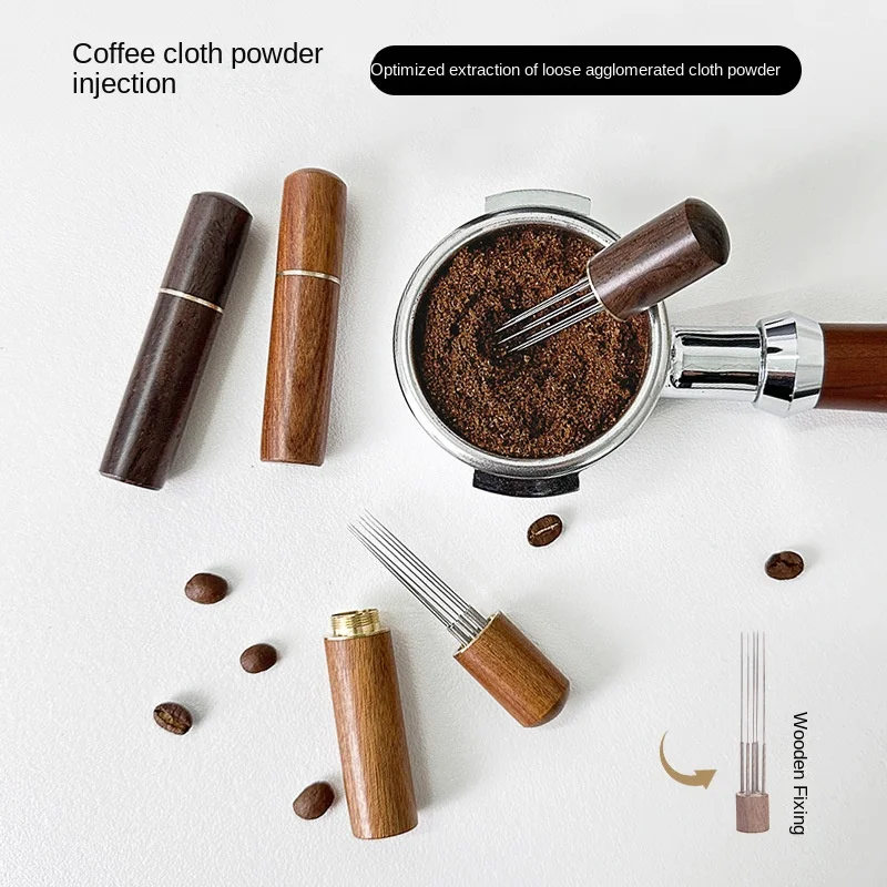 

Italian Coffee Powder Needle To Break Up Agglomerates and Stir Portable Stainless Steel Powder Needle Coffee Utensils