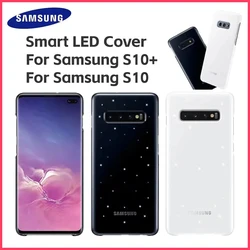 Original Samsung LED Cover For Samsung Galaxy S10Plus S10 S10 Plus SM-G9730 SM-G9750 G9750 Emotional Led Lighting Effect