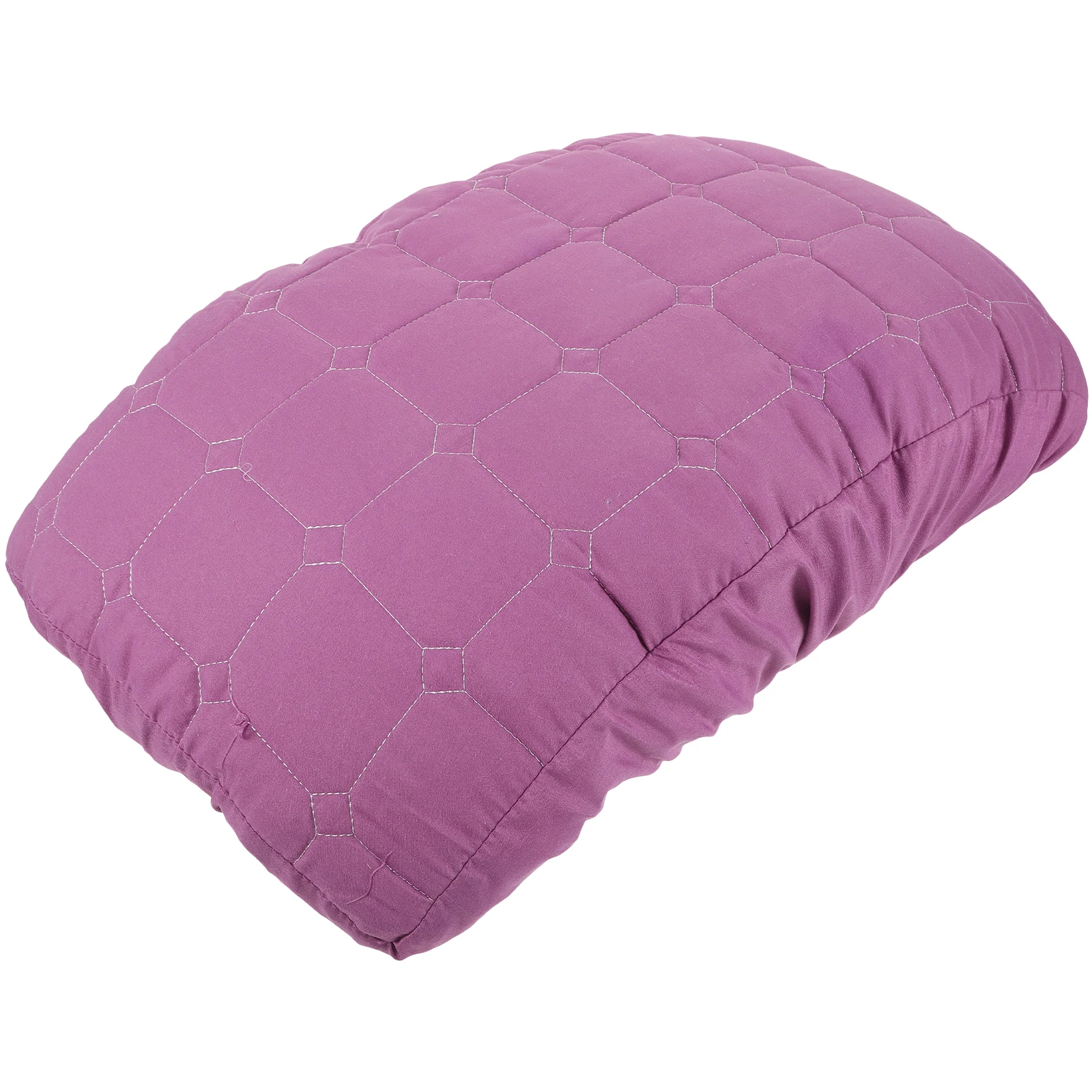 

Massage Bed Pillowcase Bread Grid Purple Cotton Pillowcases for Spa Salon Bedroom Washable Durable Soft Comfortable Easy Clean