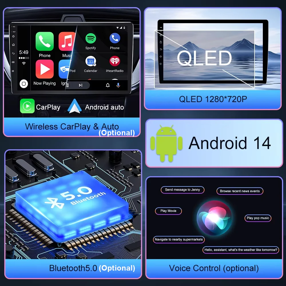راديو السيارة Carplay لدودج رام 3 DR DH 2001 - 2006 الملاحة نظام تحديد المواقع أندرويد السيارات ستيريو مشغل وسائط متعددة Autoradio Wifi No 2din