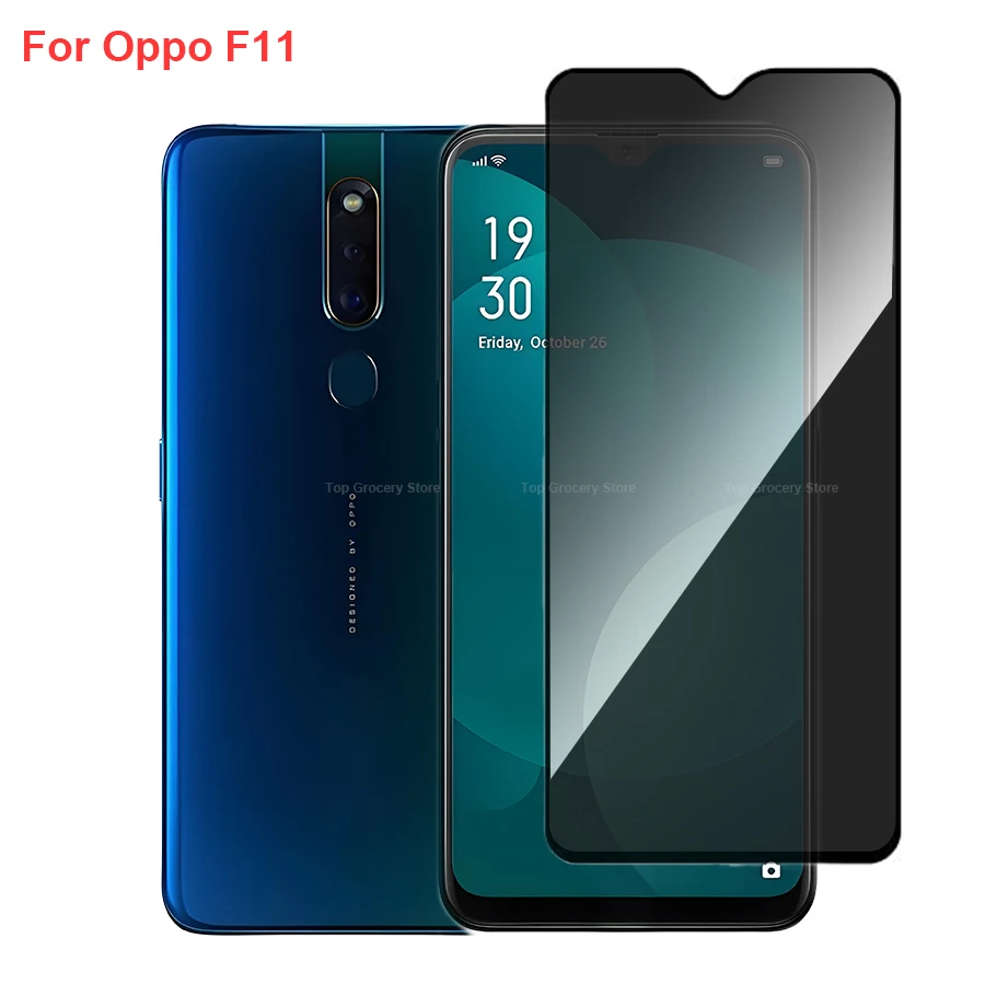 

For Oppo F11 CPH1913 Anti Spy Privacy Tempered Glass Screen Protector Compatible For OppoF11 Full Cover Screen Phone Film