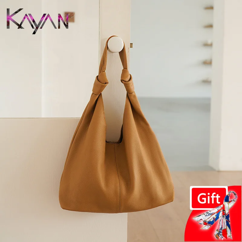 korean oversize natural genuine leather women shoulder hobo bag ultra soft cowhide female patchwork dumpling handbag for ladies