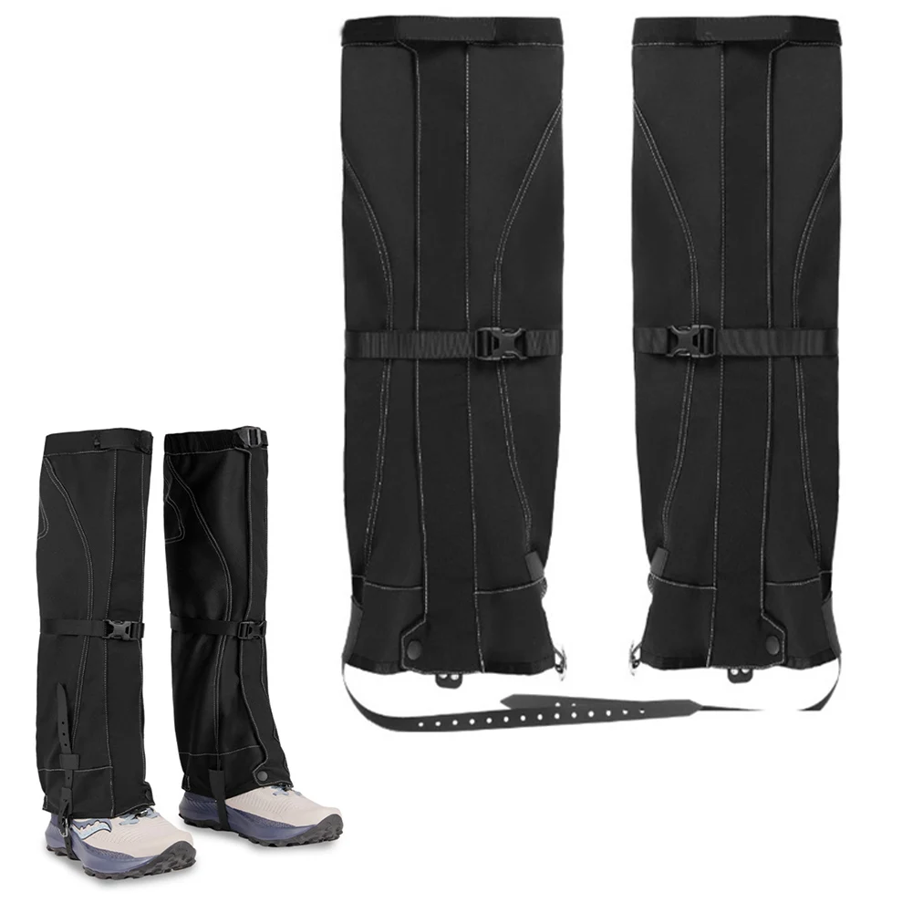 Windproof Hiking Gaiters with Fleece Lining for Outdoor Activities Like Skiing and Trail Running Designed for Men and Women