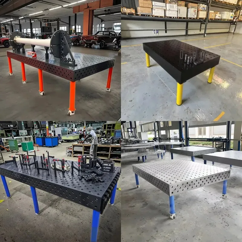 2D 3D Welding Table Rotary Fixture Cast Iron Pressure Plate Equipment Tools