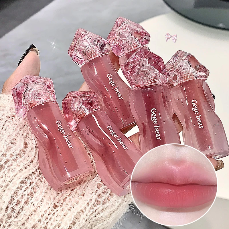 Gege bear crema bálsamo labial delicado y sin secado brillo de labios hidratante de otoño e invierno