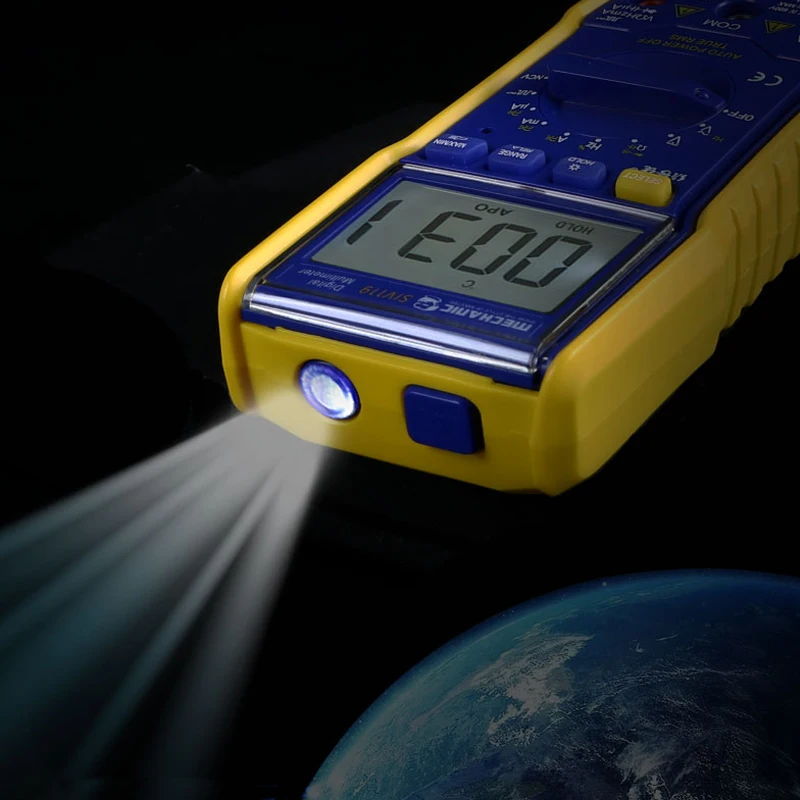 Imagem -05 - Mecânico-mini Multímetro Digital Inteligente Automático Transmissão de Voz Precisão Eléctrico Universal Medidor Siv120 Siv119