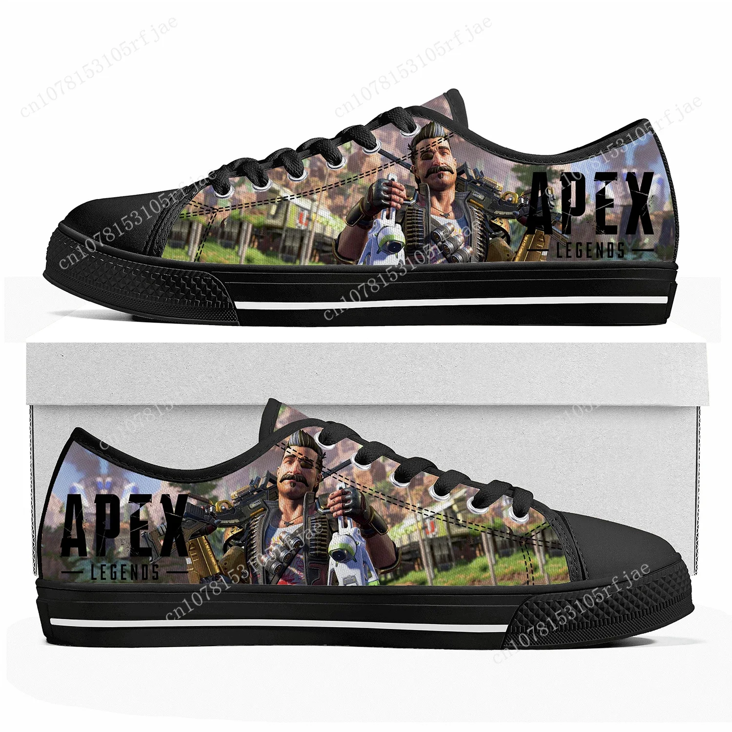 

Apex Legends Fuse Low Top Sneakers Hot Cartoon Game Womens Mens Teenager High Quality Shoes Casual Tailor Made Canvas Sneaker