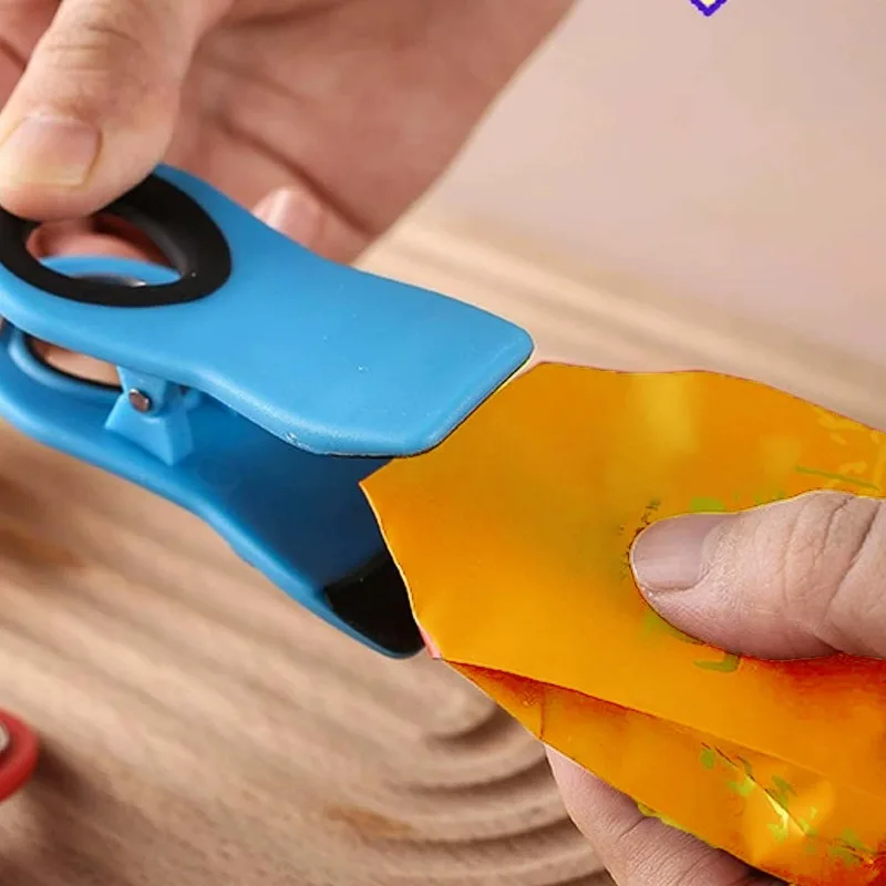 5-20pcs Magnet Reusable Sealing Bag Clip with Magnet Portable Refrigerator Sticker Multifunctional Storage Clip for Office Home