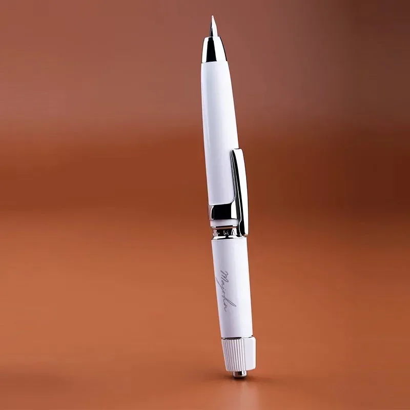 

Smooth MAJOHN A3 Creative Press And Rotate Resin Fountain Pen Acrylic Resin Pen Body 0.4mm Ink Pen Converter For Writing Gift