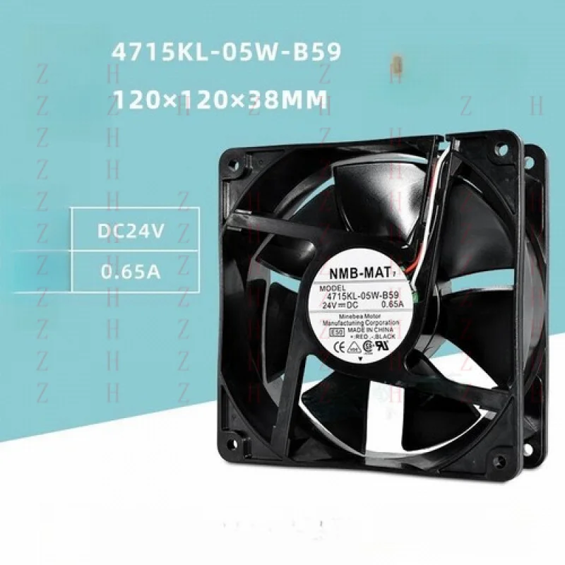 

XXZ для 1/шт. NMB 4715KL-05W-B59 12038 24 В 0,65 А 12 см инверторный охлаждающий вентилятор