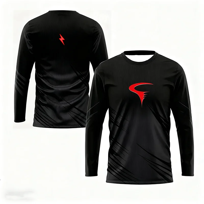 Off-Road Cycling Trend Code 3D Print Racing Long Sleeve – Wear The Track's Passion in Everyday Style