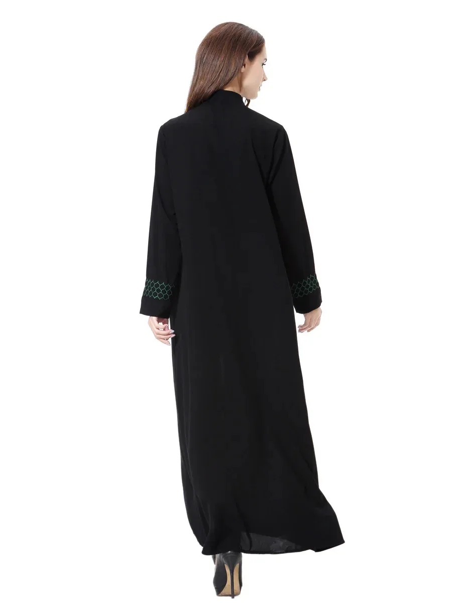 Muslim Abaya Robe for Women - Elegant Islamic Modest Prayer Dress, Long Sleeve Loose Maxi Gown for Ramadan Eid & Daily Wear