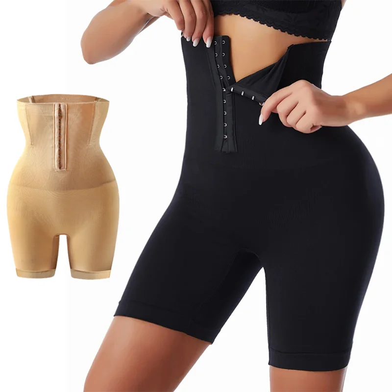 High Waist Flat Belly Belts Stretch Shapewear Waist Sheath Slimming Panties Abdomen Control Women Body Shaper Modeling Shorts