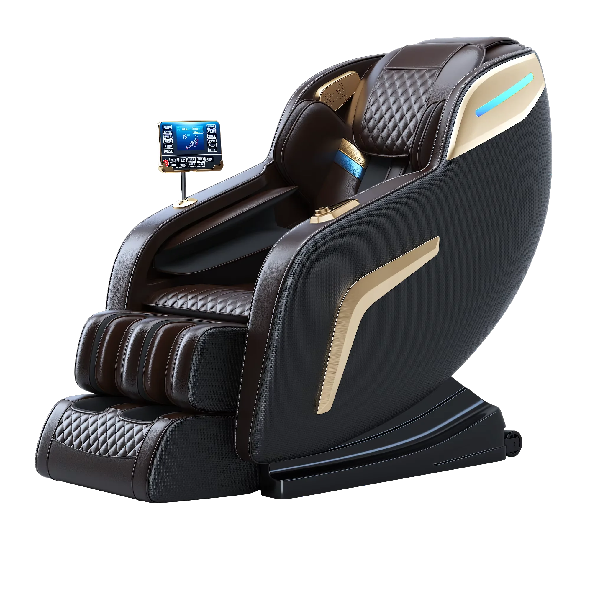 

Faercon Massage Chair, 4D Movement + Extra Long Sl Rail. Full Body Air Bag Package, Precise Fit Human Body Curves, a Thoughtful Choice for Parents and Elders
