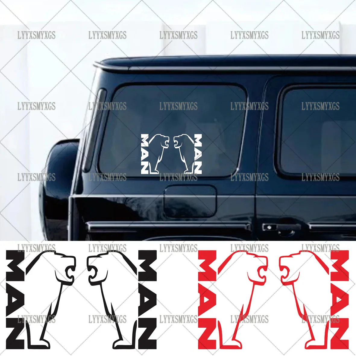 

Самоклеящиеся на заказ креативные наклейки в стиле льва, автомобильные наклейки, водостойкая солнцезащитная виниловая наклейка из ПВХ, оптовая продажа, автомобильные аксессуары