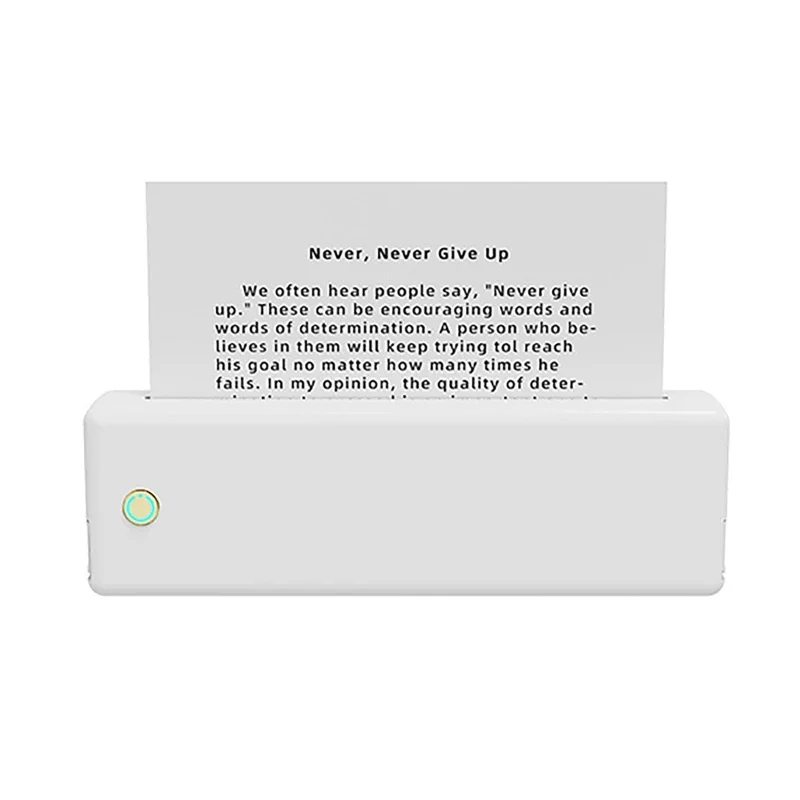 Stampante termica A4 Stampanti portatili Bluetooth per contatti PDF Documenti Foto Immagine Studio Ufficio Macchina da stampa wireless