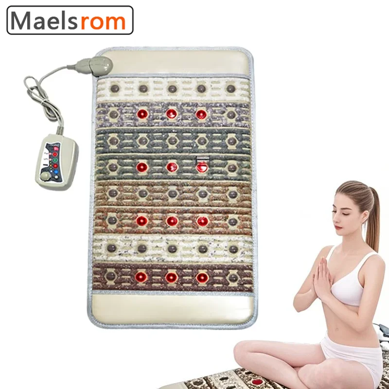 

PEMF Therapy Mat with Far Infrared Heat - Full Body Pain Relief and Muscle Recovery Magnetic Field Mattress for Home Use