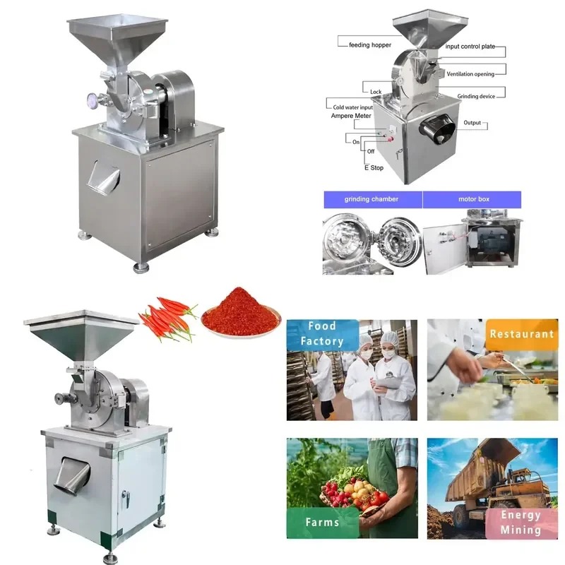 for Dry Mushroom Grinder Animal Feed Grinder Industrial Food Grinder