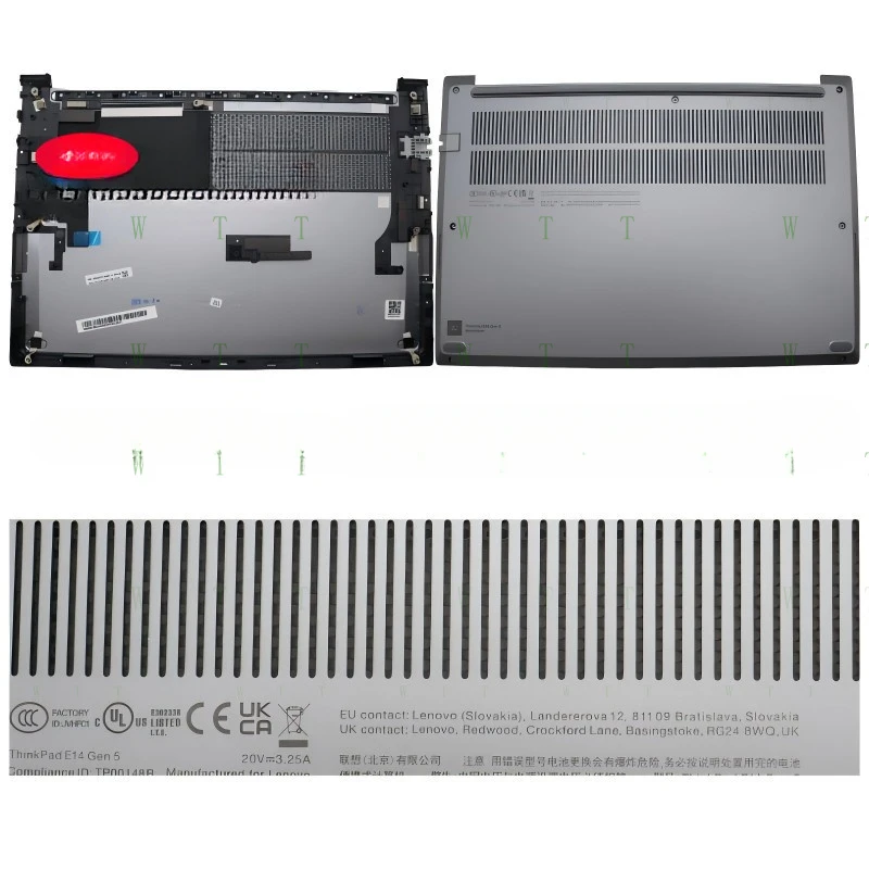 

TTT New for Lenovo Thinkpad E14 Gen 5 Base Cover Bottom Cover Lid 5CB1M21478