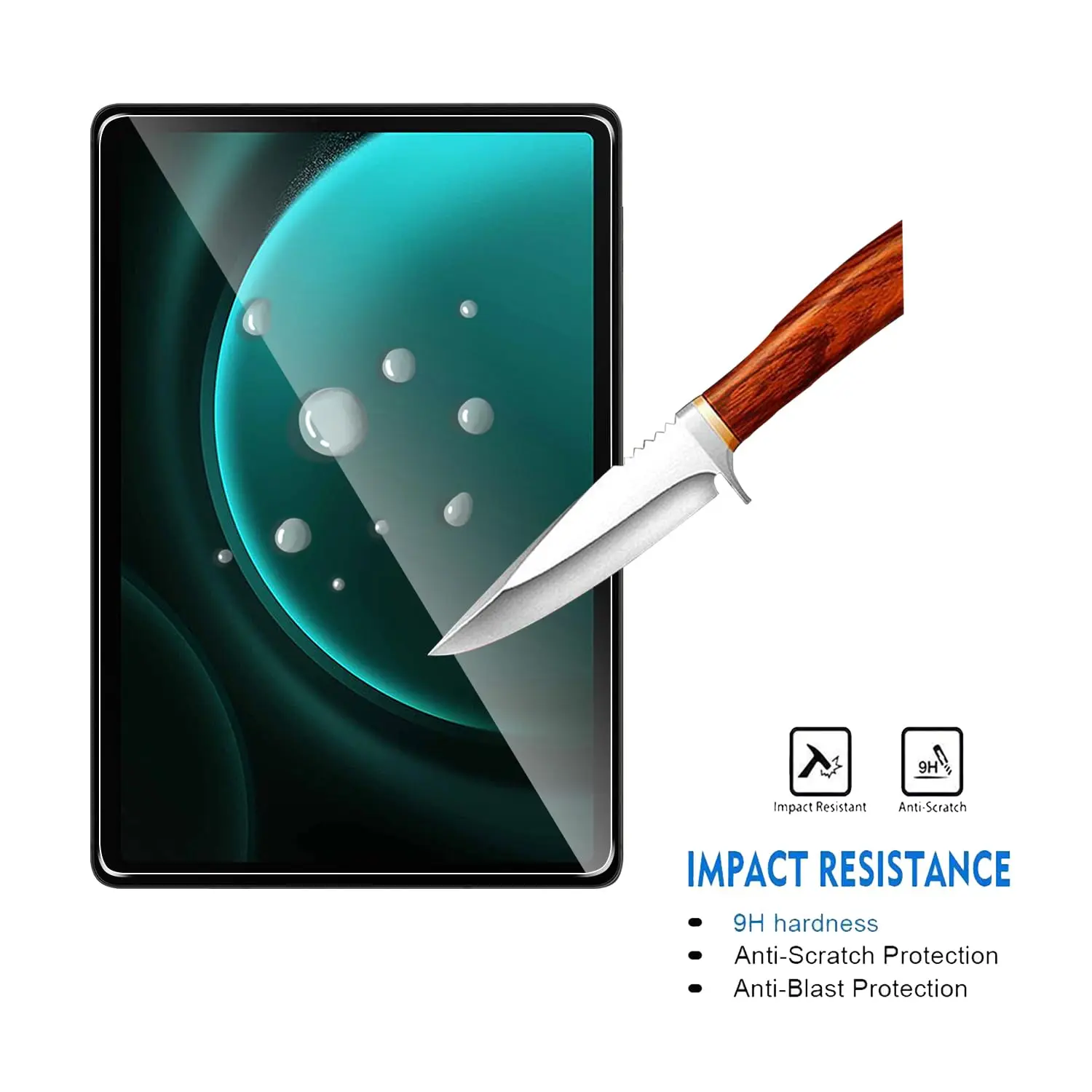 (3 шт. в упаковке) Закаленное стекло для Samsung Galaxy Tab S9 FE 10,9 2023 Φ X510 X516B Защитная пленка для экрана планшета