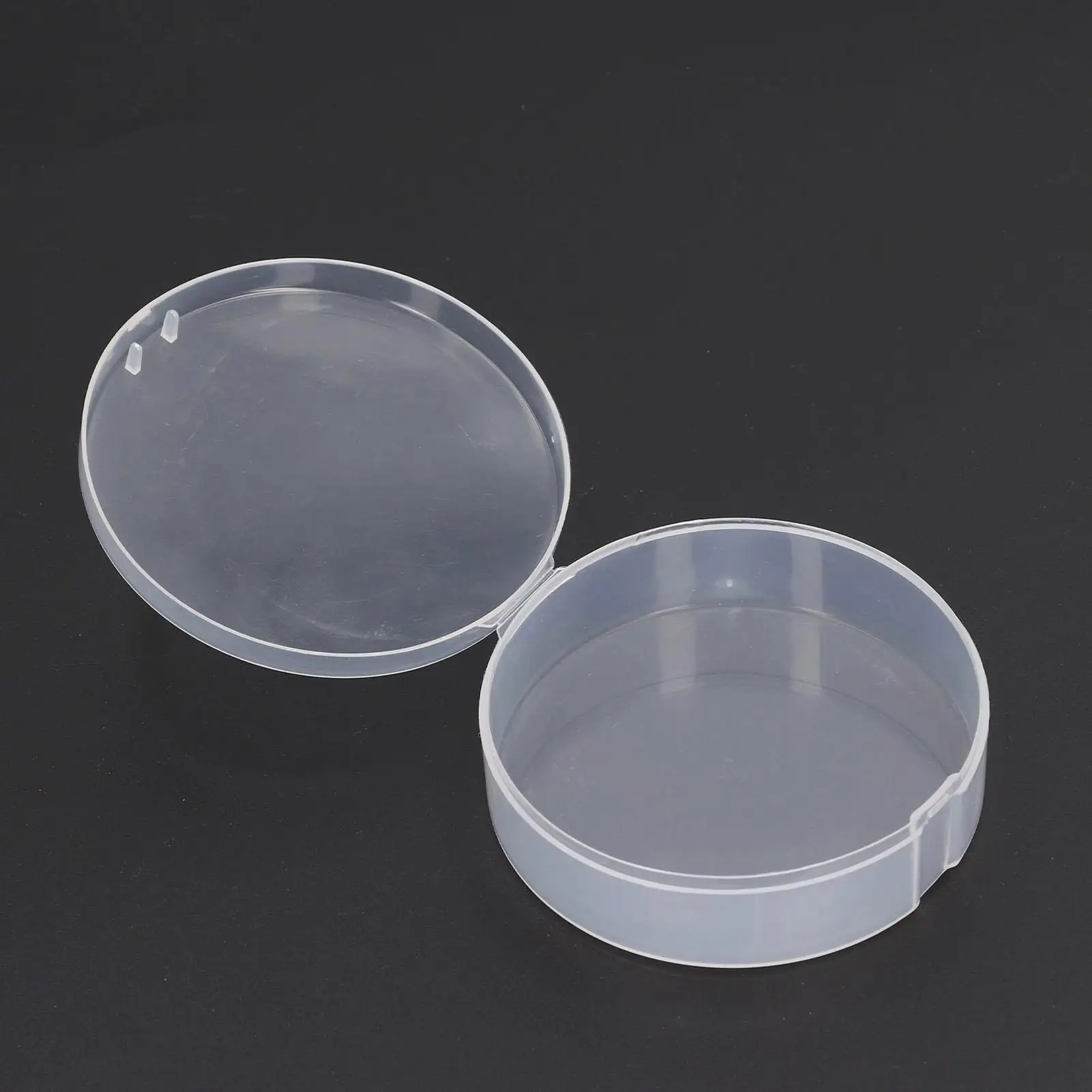 Portable Flip Cover Transparent Cosmetic Sponge Storage Box