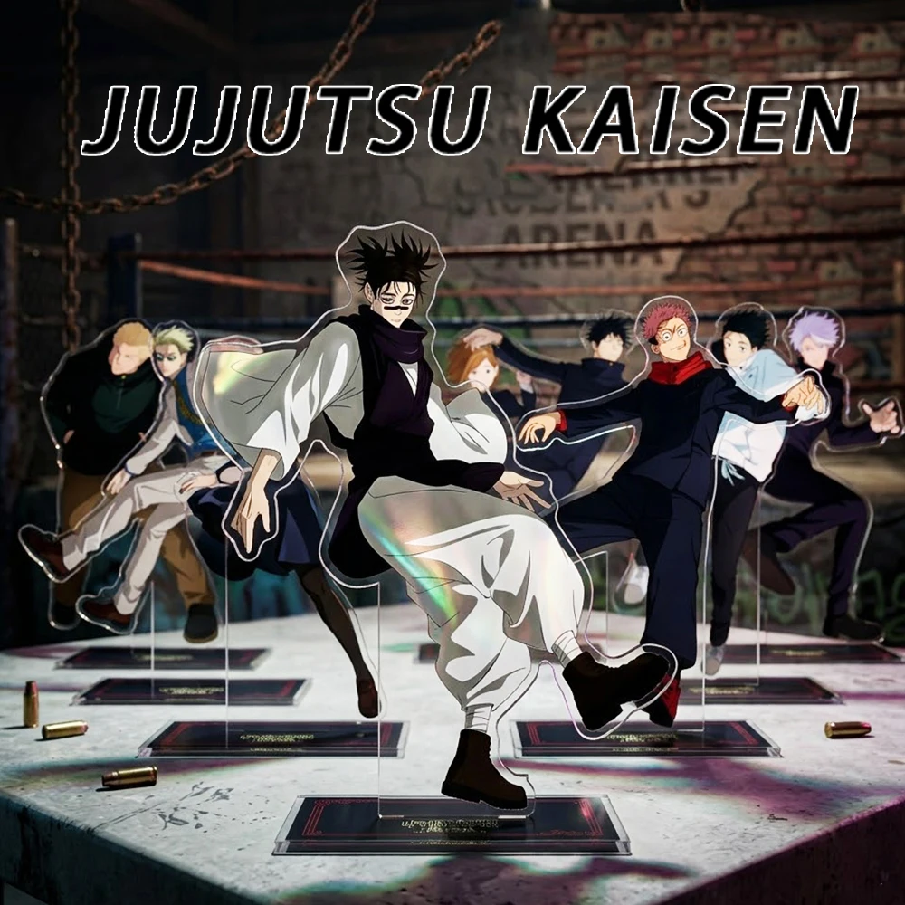 Anime Jujutsu Kaisen Acrylic Stand Keychain 2026 New Choso Yuji Megumi Gojo Fighting Style Kawaii Figure Desktop Decor