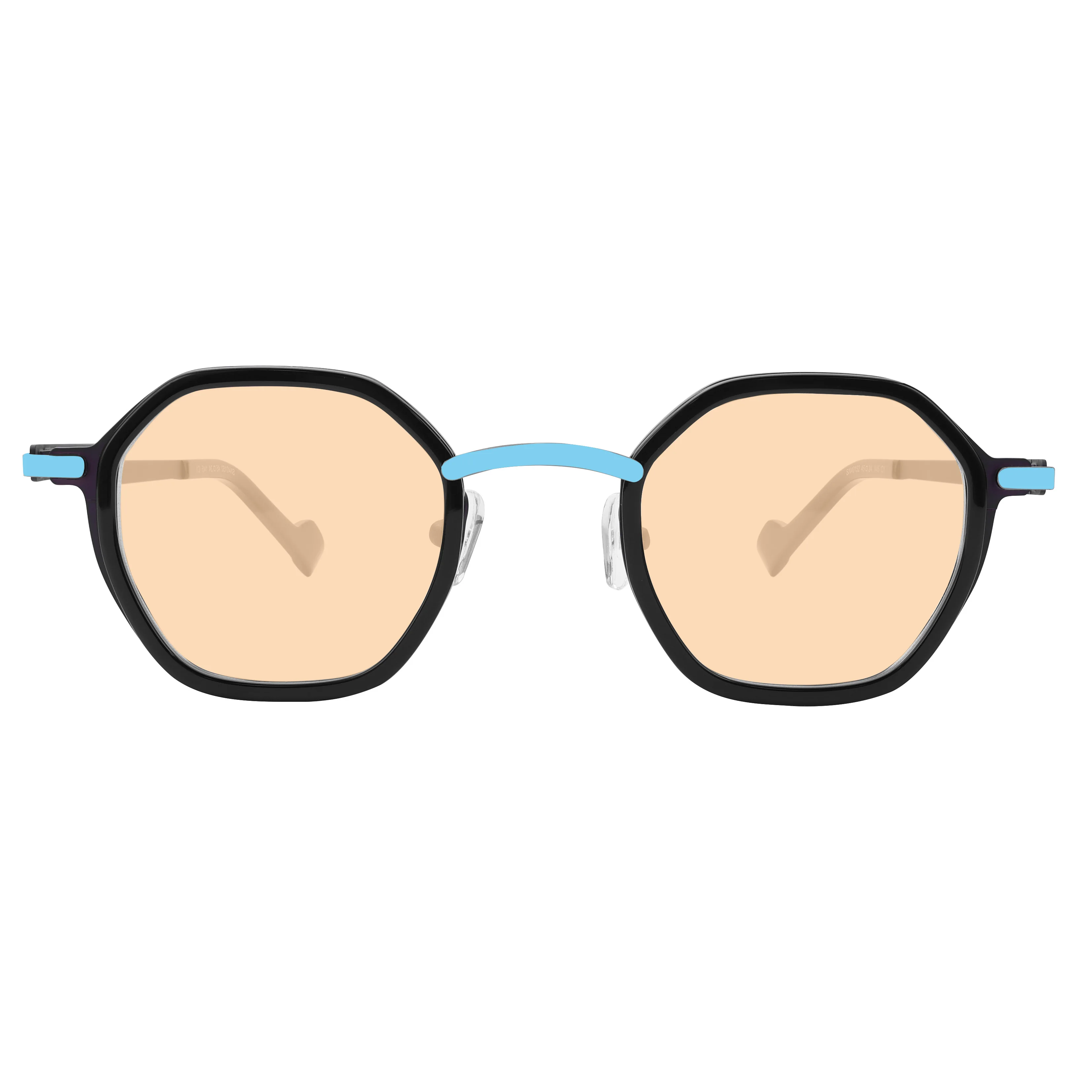 

Новые дизайнерские солнцезащитные очки 2025 года, толстая ацетатная передняя оправа, металлические дужки, регулируемые носовые упоры, модная защита глаз унисекс