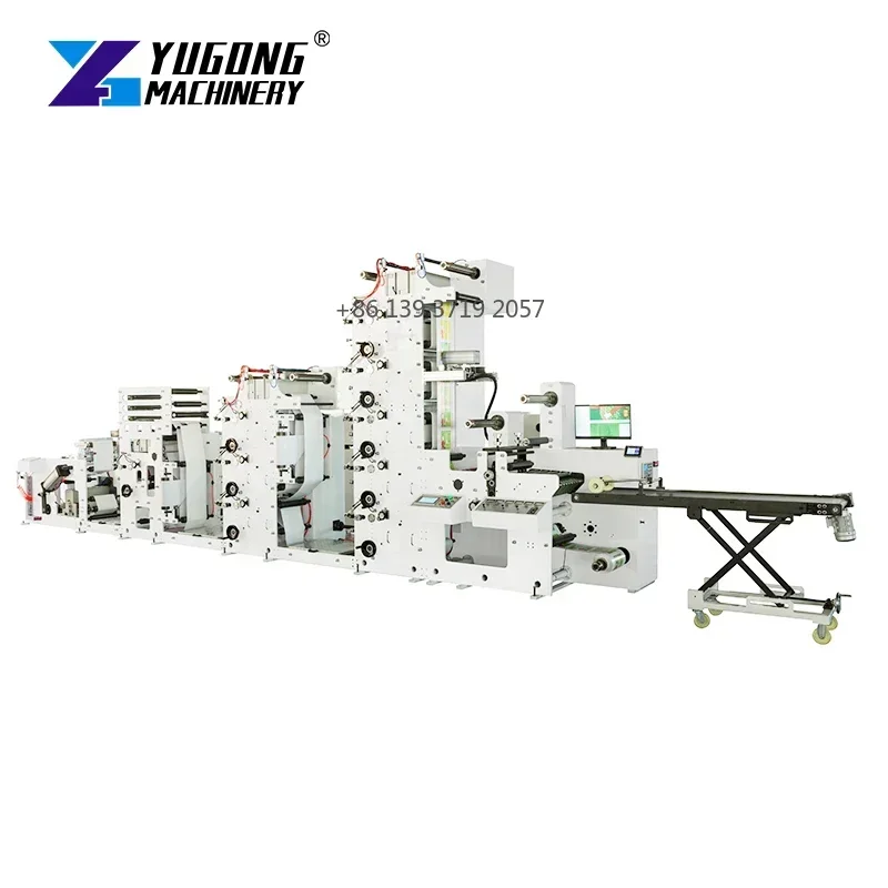 Yugong Paper Flexo Ruling Printing Machine Print and Cut Machine Flexo Printing Machine