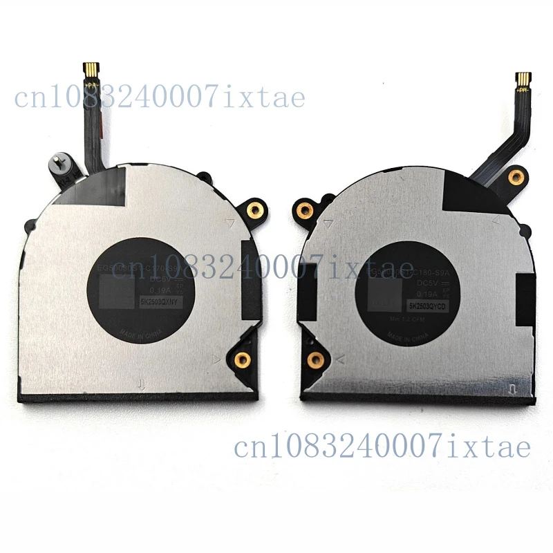 New for Dell XPS 13 9310 2-in-1 CPU & GPU Twins Cooling Fans 0VDFK8