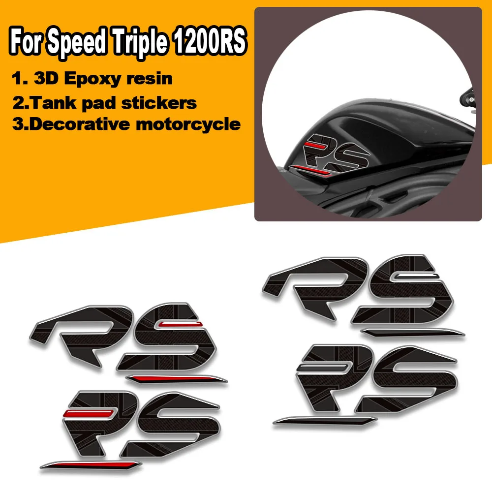 

For Triumph Speed Triple 1200rs 1200 RS Motorcycle Tank Pad Grips Protector Fuel Oil Kit Knee Stickers Decals 2021 2022 2023
