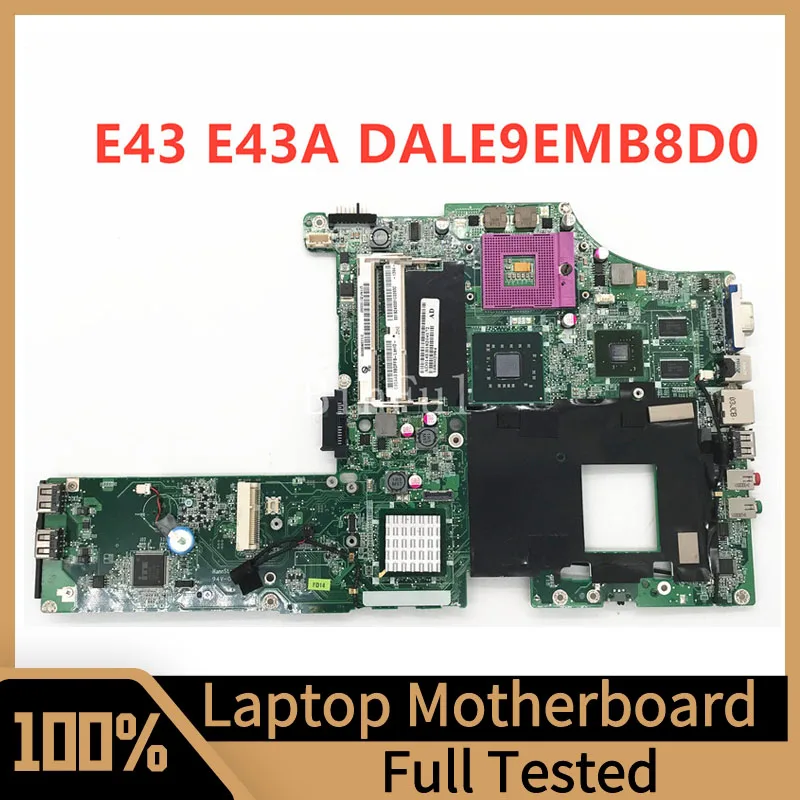 

DALE9EMB8D0 Mainboard For lenovo E43 E43A Laptop Motherboard N10M-NS-S-A2 SLB97 PM45 DDR3 100% Full Tested Working Well