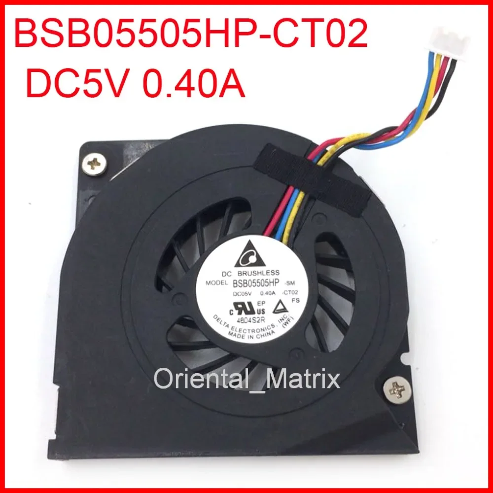 

Бесплатная доставка BSB05505HP-CT02 DC5V 0,40A 4Pin для LENOVO компьютерный кулер охлаждающий вентилятор