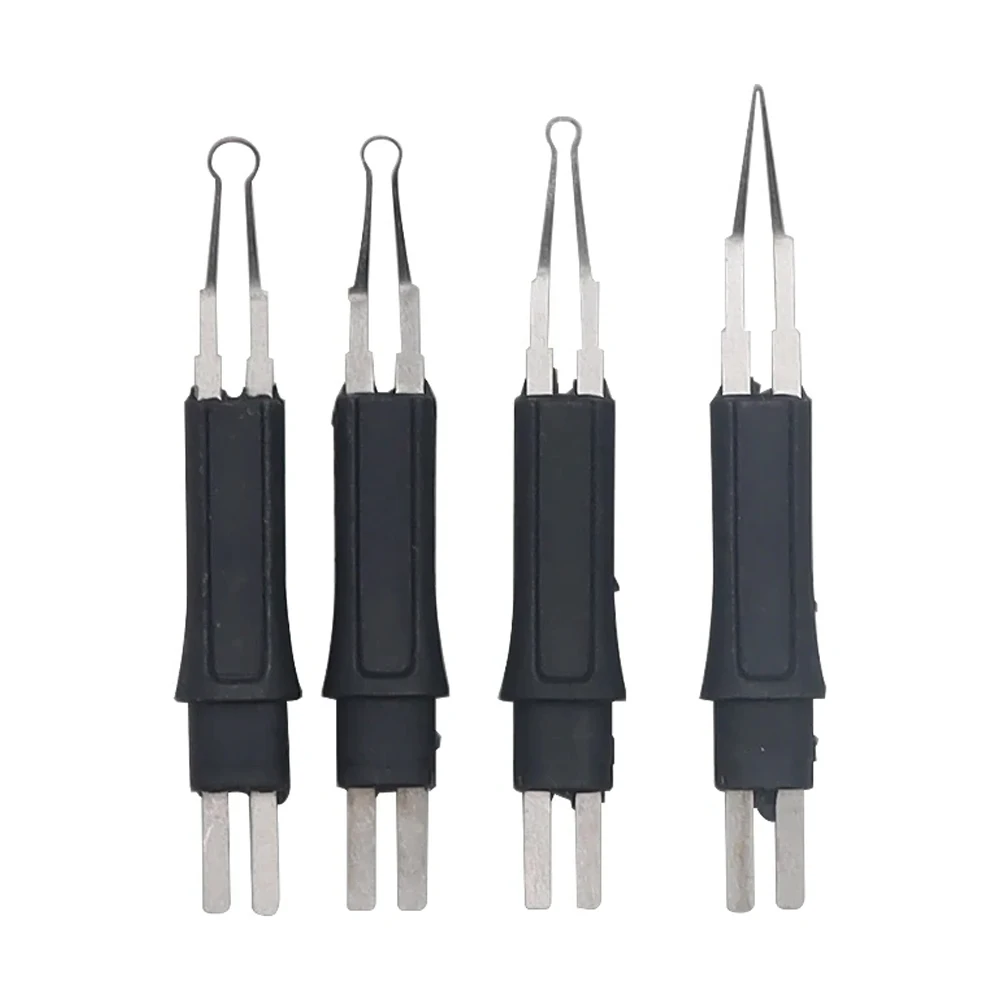 4 Tip Dental Heated Gutta Cutter Tips for Gutta Percha Point Heating Cutter Tooth Gum Cutter Dentistry Instrument Material