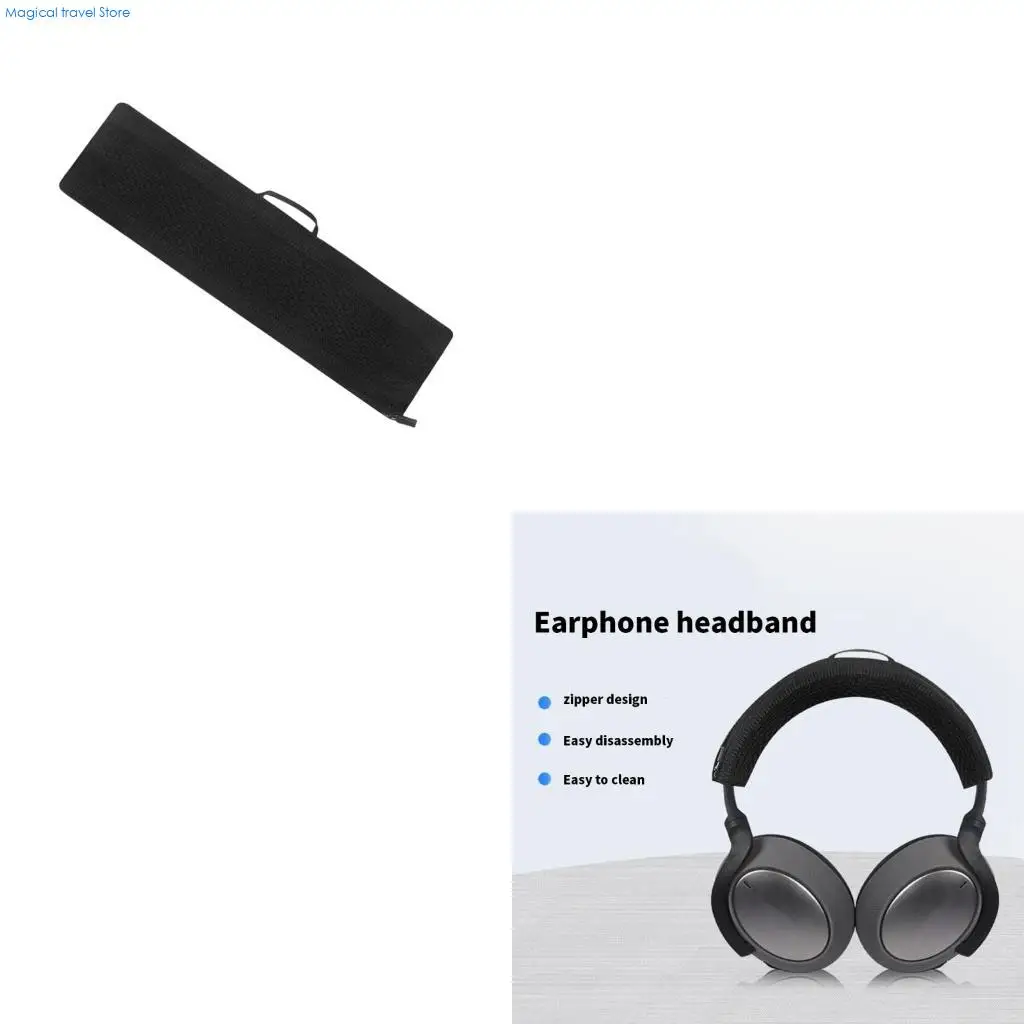 N2UB Protective Headband Cover for PX8PX7S2 Headphones Simple Installation Headbeam Zippered Covers Quick Installation