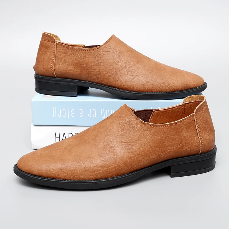 Spring Autumn New Large Men Shoes Soft Bottom Soft Surface Breathable Lightweight Comfortable Classic Driving Fashion Shoes