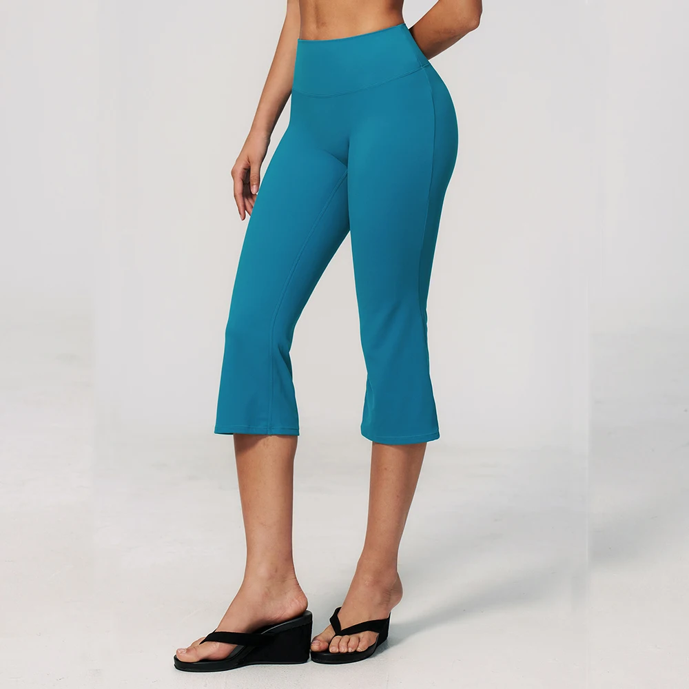 Solid Color Yoga Shorts Women High Waist Butt Shorts Fitness Sport Middle Pants Outdoor Workout Jogging Tights Gym Running Short