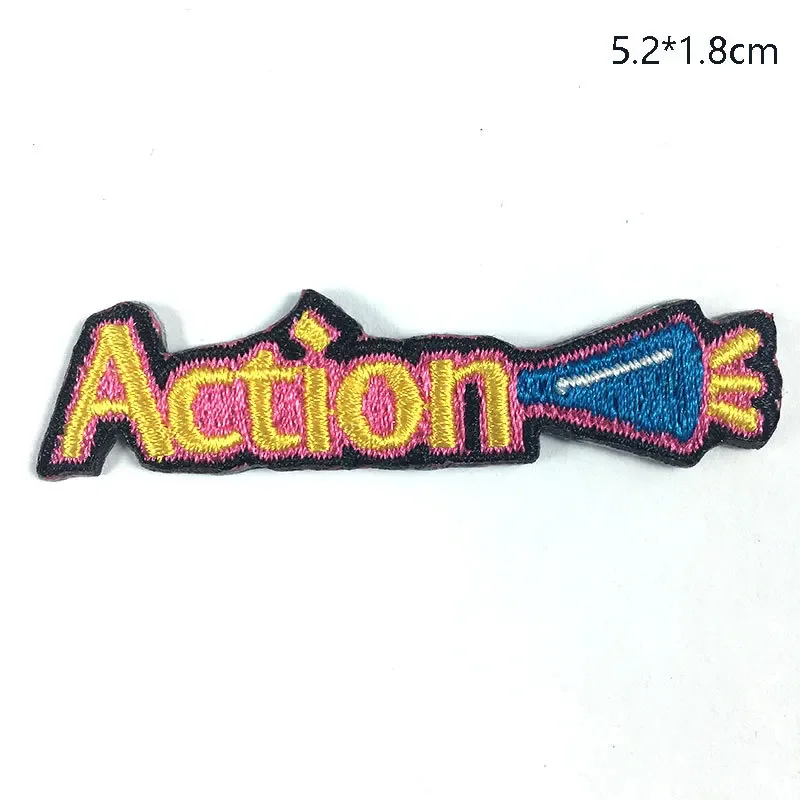 Exquisite Burning Edge Adhesive Cloth Sticker Cartoon Three-dimensional Boundless Embroidery Clothing Medical Kit Care for Teeth