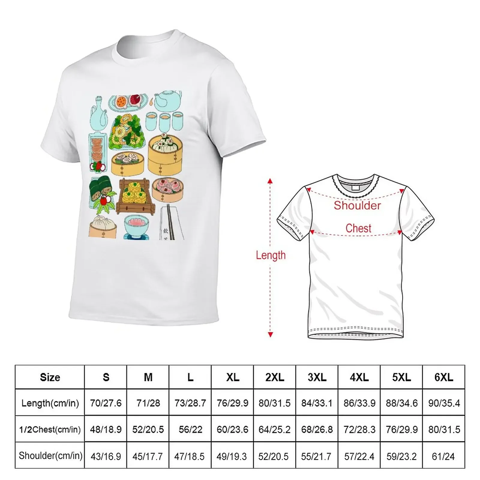 Sunday Dim Sum Lunch T-Shirt boys animal print animal prinfor boys T-shirts for men cotton