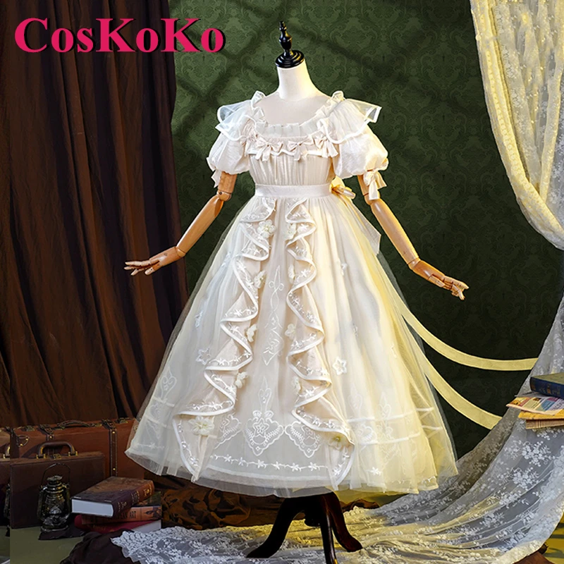 CosKoKo Little Girl Cosplay Anime Game Identity V Costume Sweet Lovely Formal Dress Halloween Carnival Party Role Play Clothing