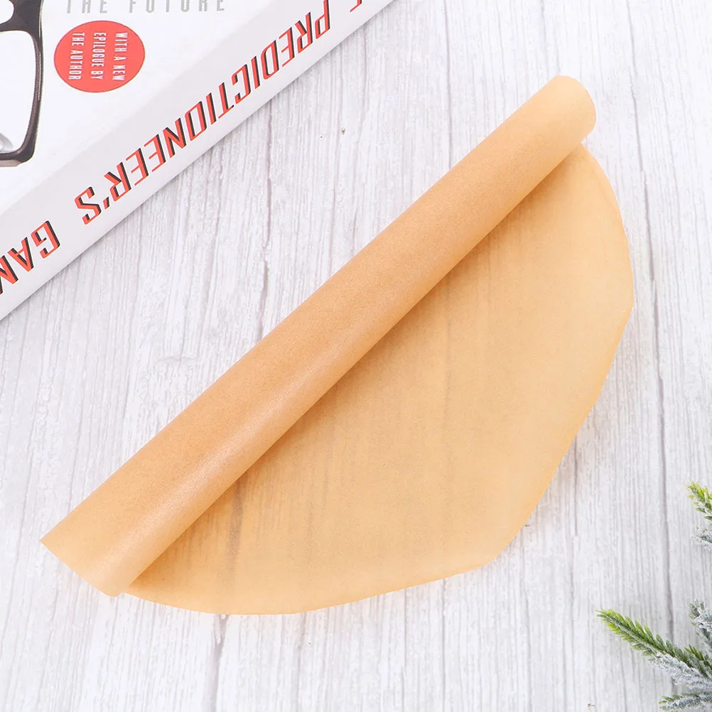 

200Pcs Round Barbecue Paper Non-Stick Parchment Paper Baking Liners for Cake Dessert Bbq Oil-Proof Sheets Barbecue Supply