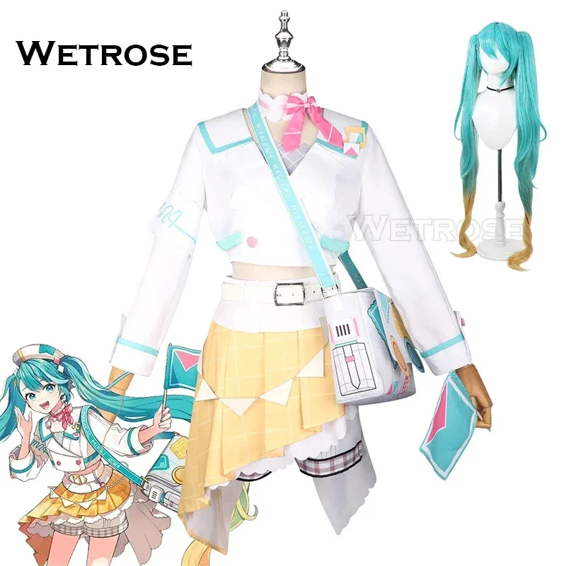 

【Wetrose】In Stock Magical Miku 2024 Cosplay Costume Project Mirai Sekai Stage Magic Concert Show Colorful Wig Halloween Xmas