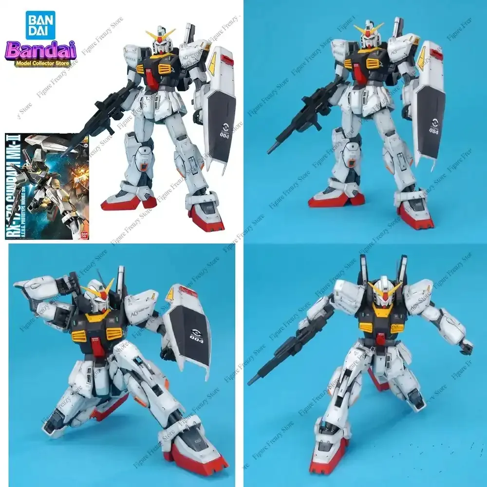 

Special Offer Bandai MG 1/100 RX-178 Gundam Mk-2 Action Figure Mk-II Ver 2.0 Anime Toy for Boys Fans Hobby Collectibles