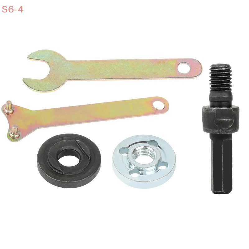 5PCS Angle Grinder Connecting Rod Electric Drill Variable Angle Grinder Connecting Converter Adapter