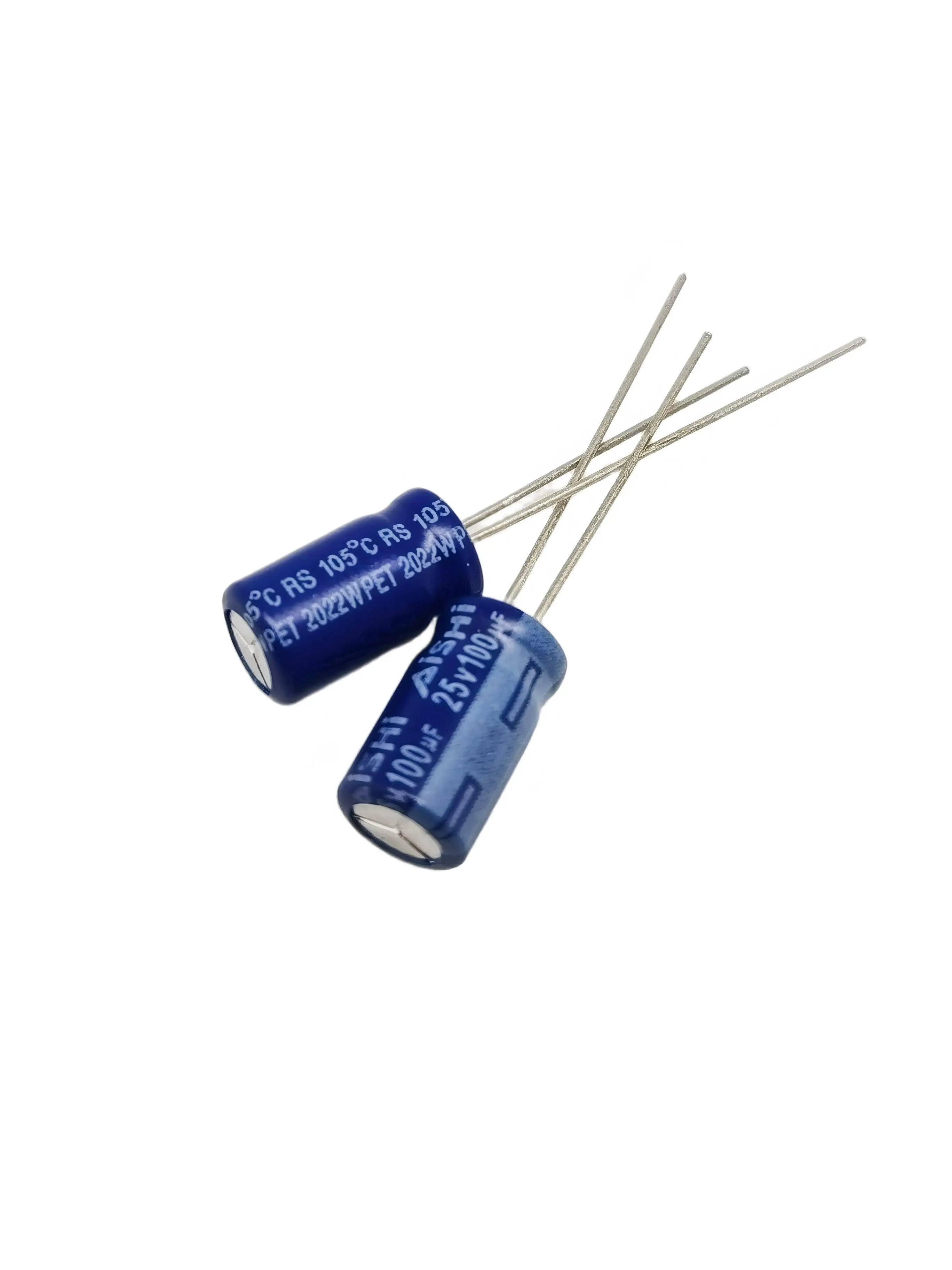 10pcs Aishi Capacitor 25V 100uF 220uf 330uf 470uf 1000uF -20 ± 2 0% HighFrequency Low Resistance Aluminum High Quality