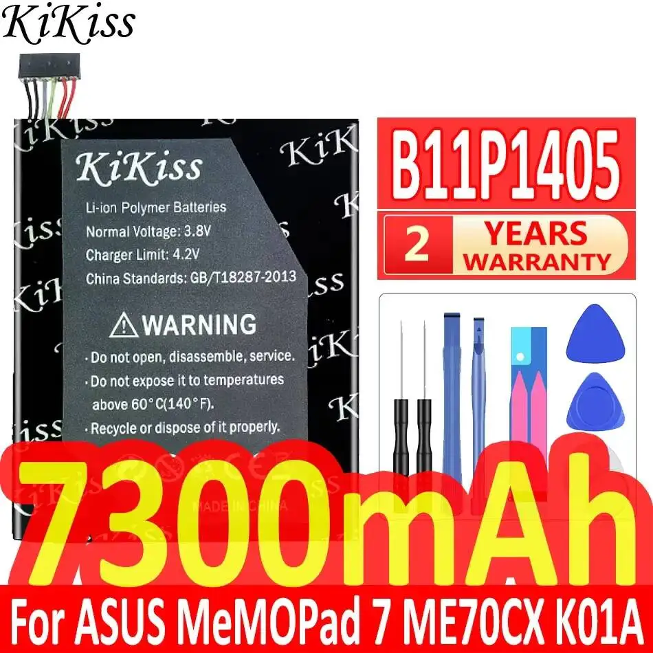 

Tablet Battery B11P1405 Safe 7300mAh Long-Lasting Performance For Asus Memo Pad 7 ME70CX K01A